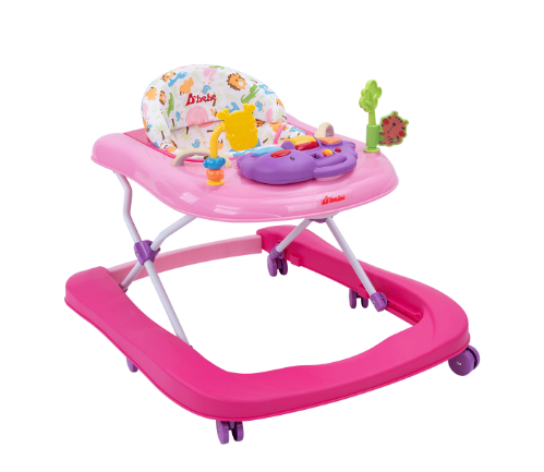 Andadera Caminadora Jungle 2 en 1 Rosa