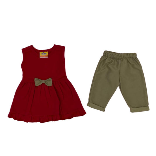 Set  Niña Blusa y Capri