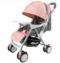 Cargar imagen en el visor de la galería, Carriola Reversible Baby BM Rosa