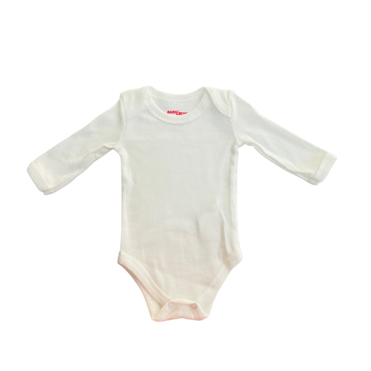 Pañalero Blanco Básico Manga Larga