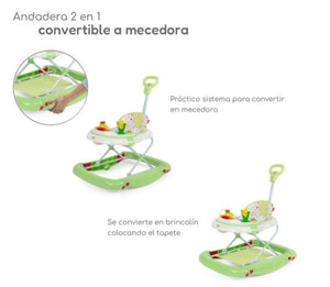 Andadera Mecedora Rocking Star Verde