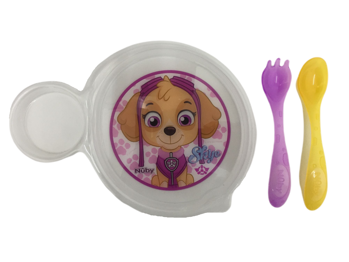 Set de 3 Pzas Platos y Cubiertos Paw Patrol