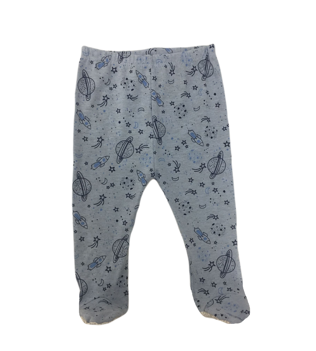 Pantalón Con Pie Estampado