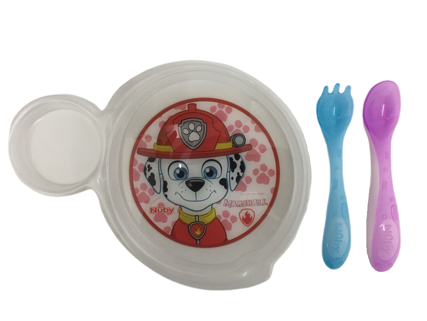 Set de 3 Pzas Platos y Cubiertos Paw Patrol