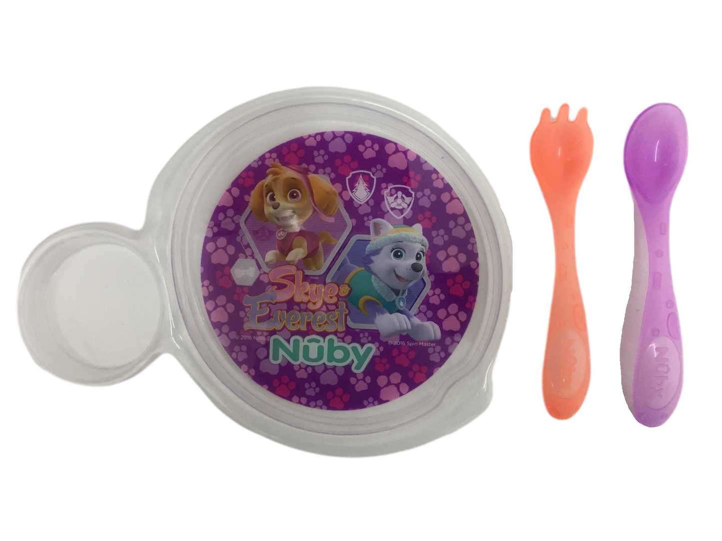 Set de 3 Pzas Platos y Cubiertos Paw Patrol